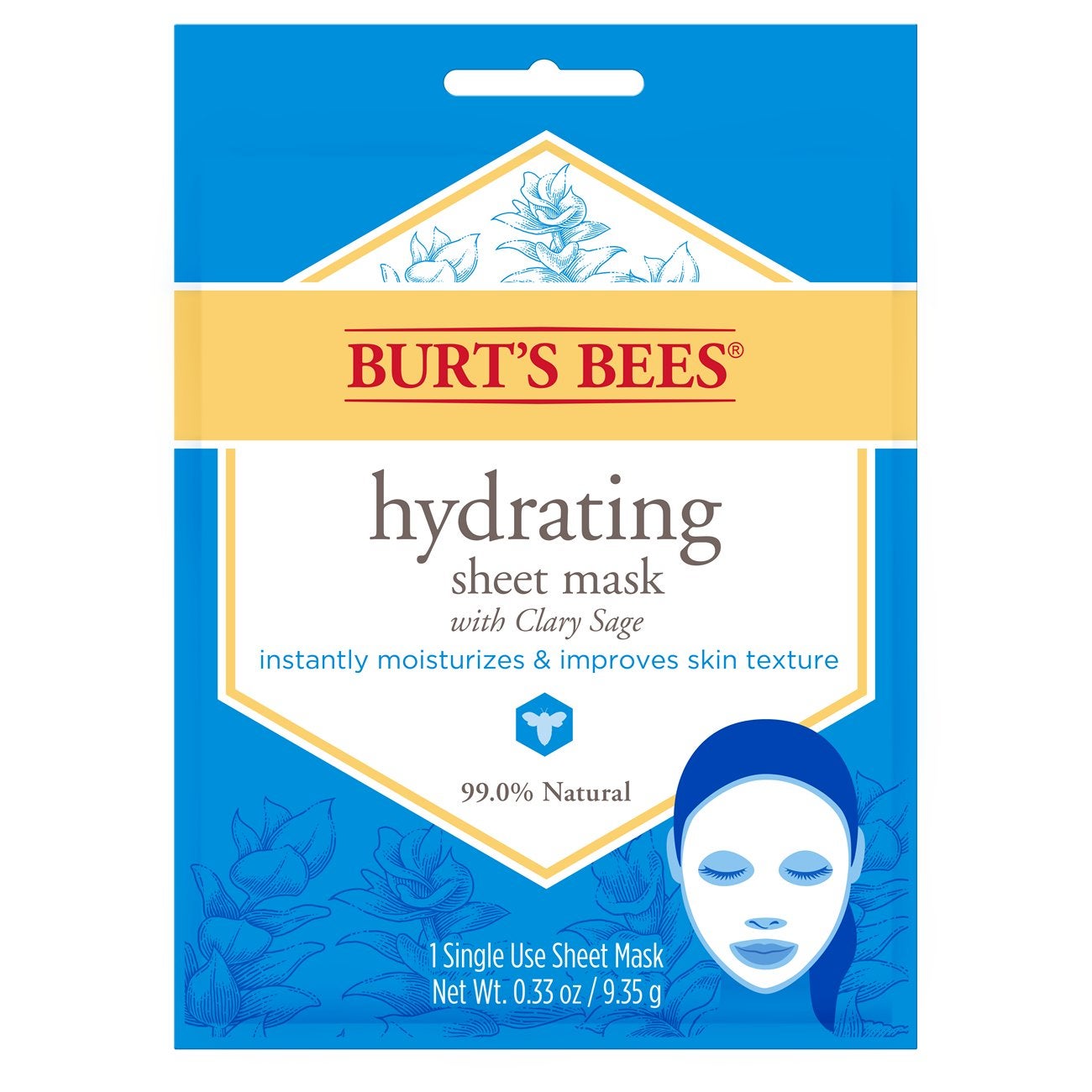 Máscara Facial - Burt's Bees® Hydrating Sheet Mask